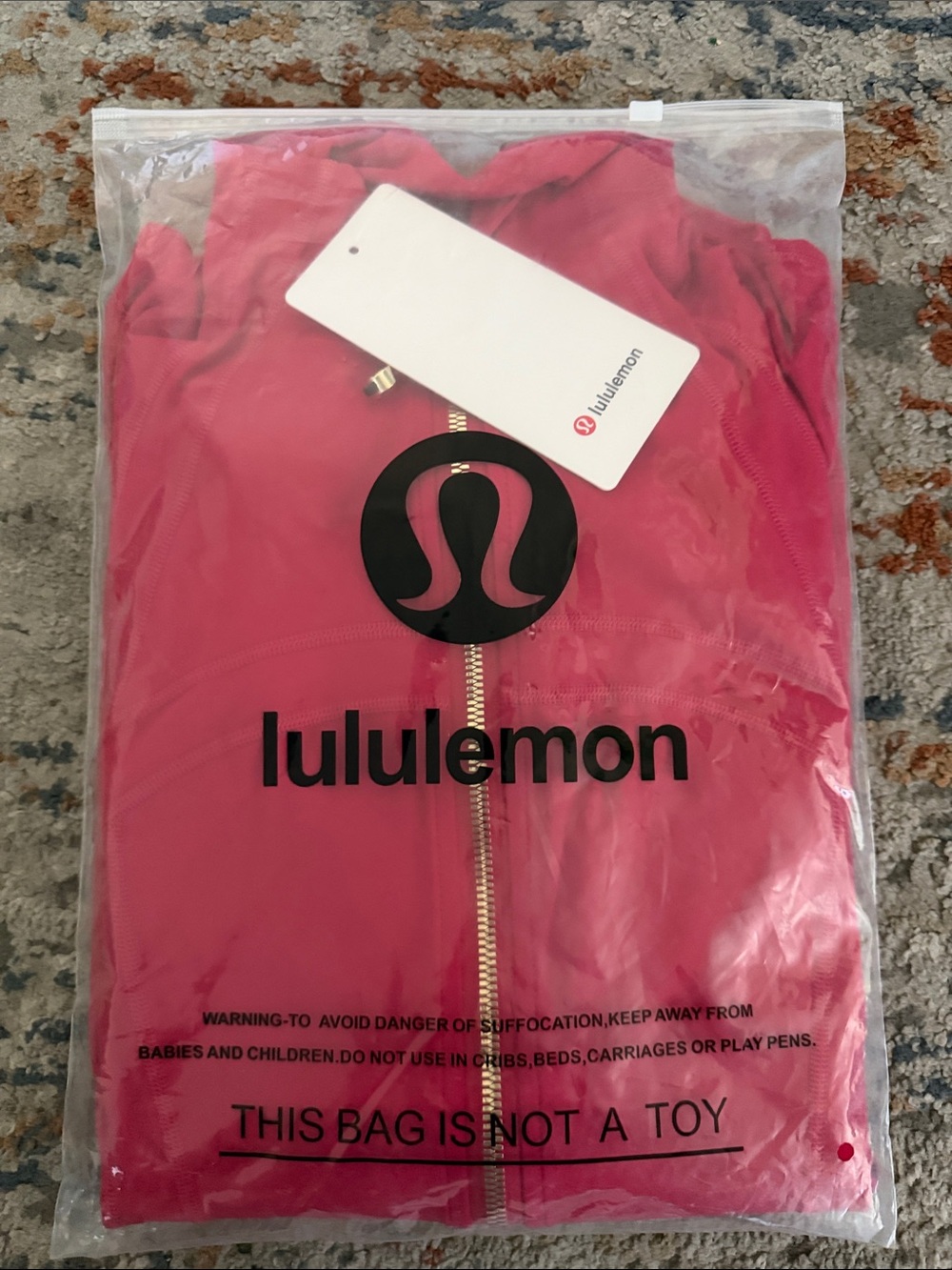 Lululemon Red  Full-Zip Jacket & Leggings Set size 10 - Picture 11 of 11